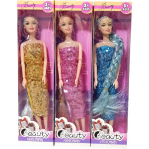 MUÑECA VESTIDO LENTEJUELAS WSM-70